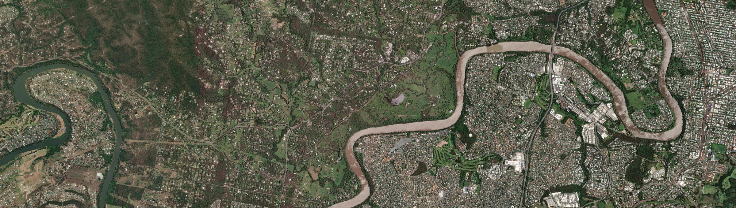 Aerial view of Pinjarra Hills, QLD