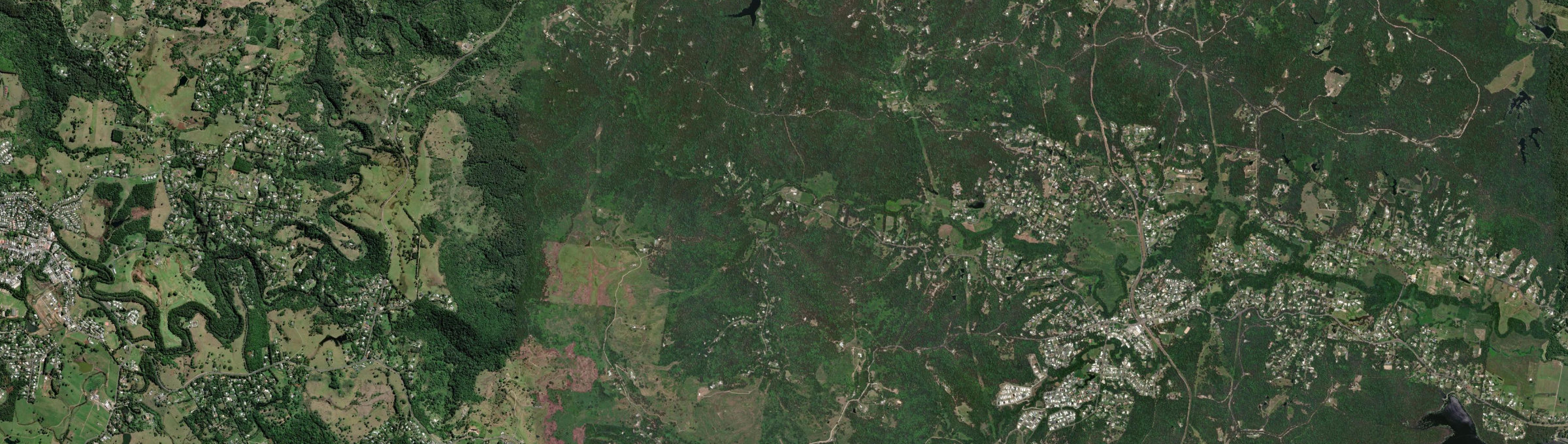 Aerial view of Diamond Valley, QLD