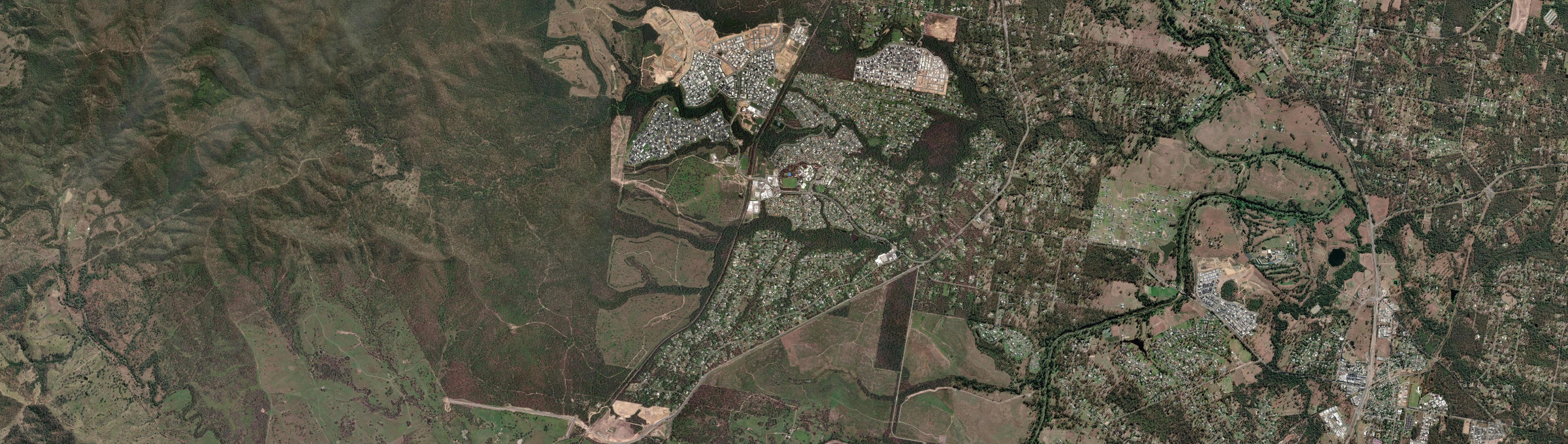 Aerial view of Flagstone, QLD