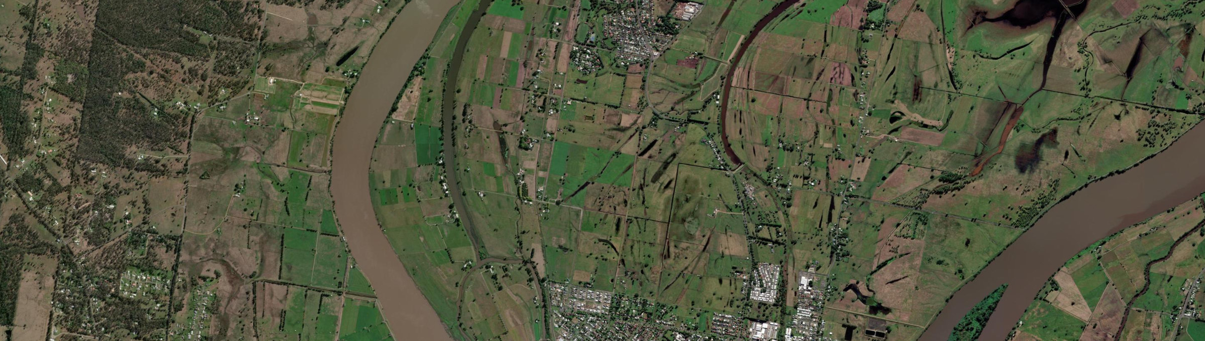 Aerial view of Carrs Creek, NSW