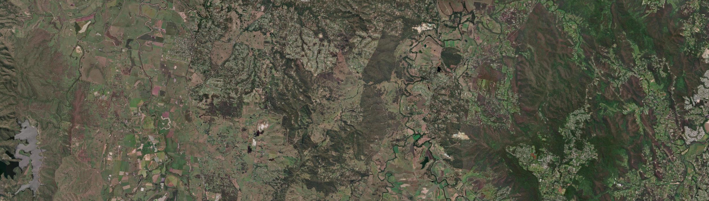 Aerial view of Mundoolun, QLD