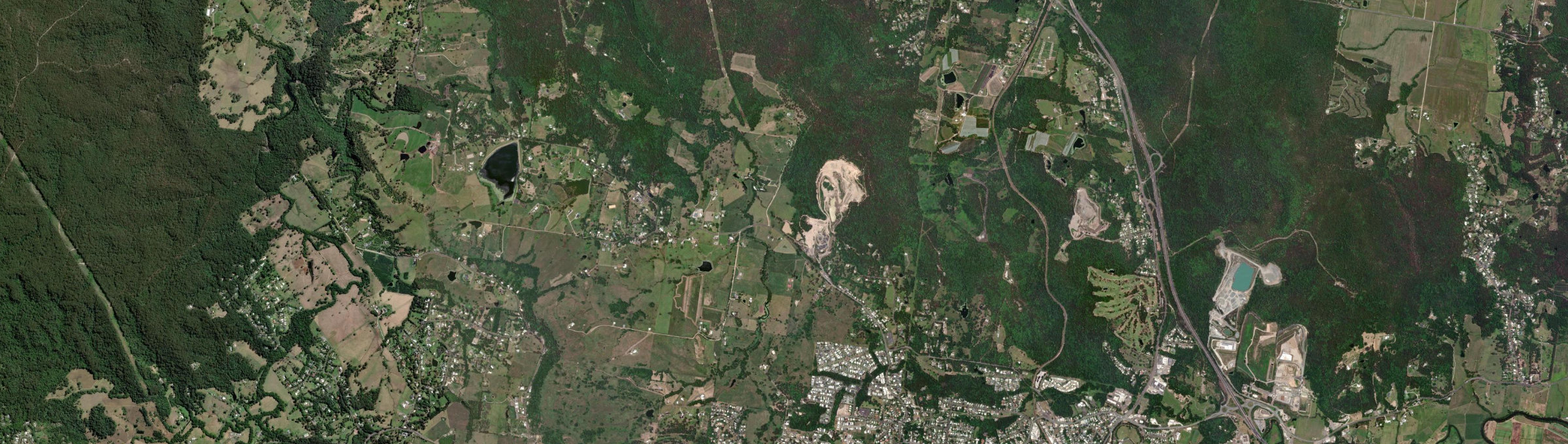 Aerial view of Image Flat, QLD