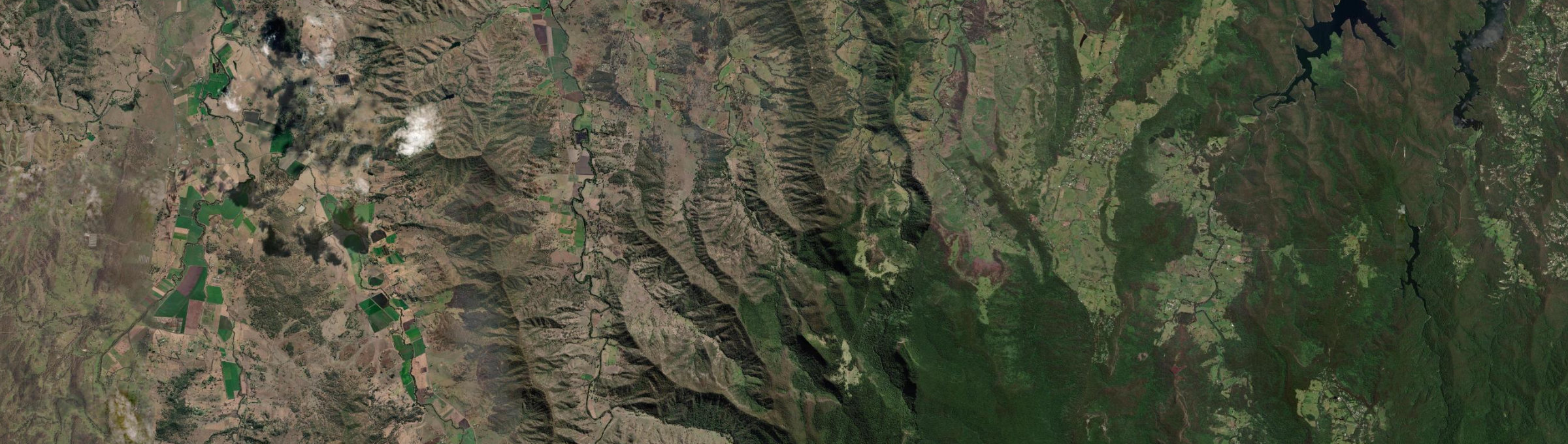Aerial view of Cainbable, QLD