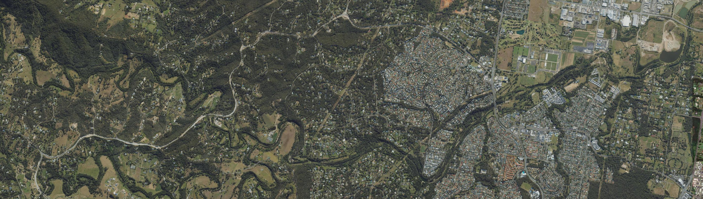 Aerial view of Eatons Hill, QLD