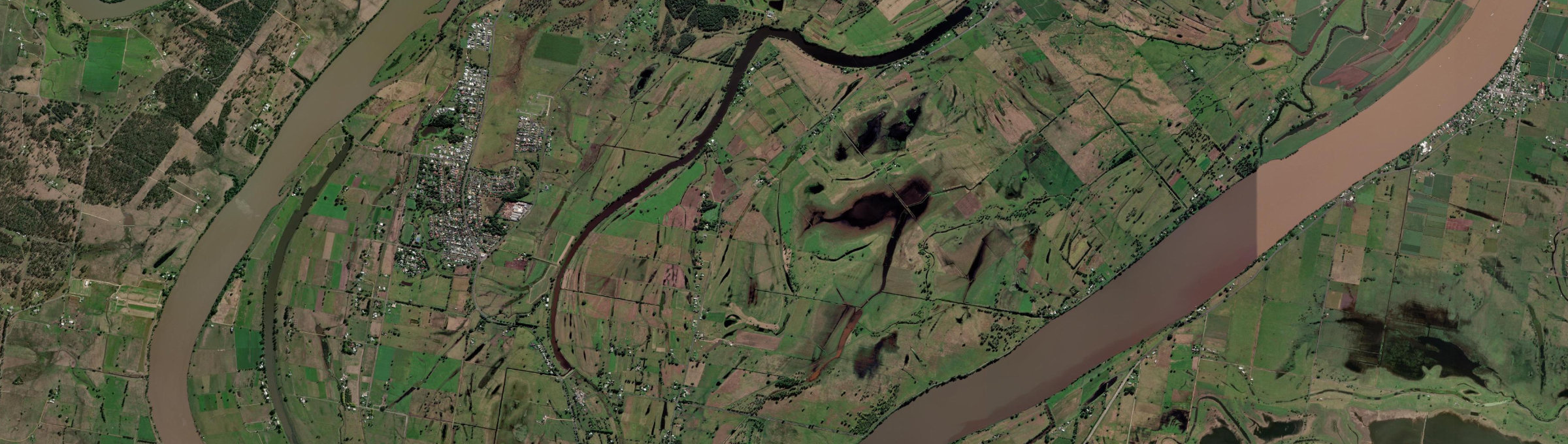 Aerial view of Alumy Creek, NSW