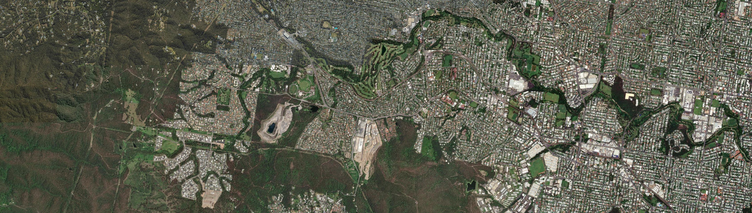 Aerial view of Keperra, QLD