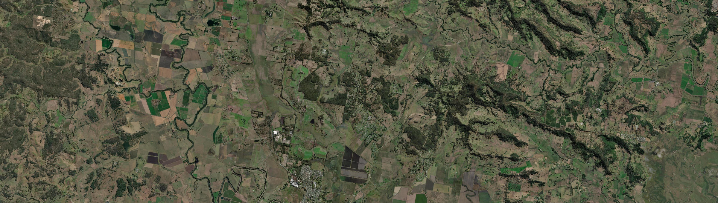 Aerial view of North Casino, NSW