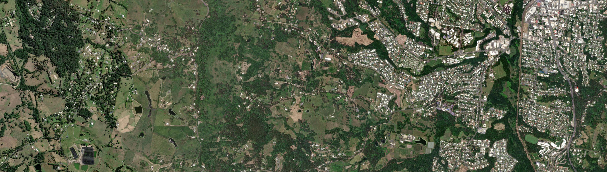Aerial view of Perwillowen, QLD