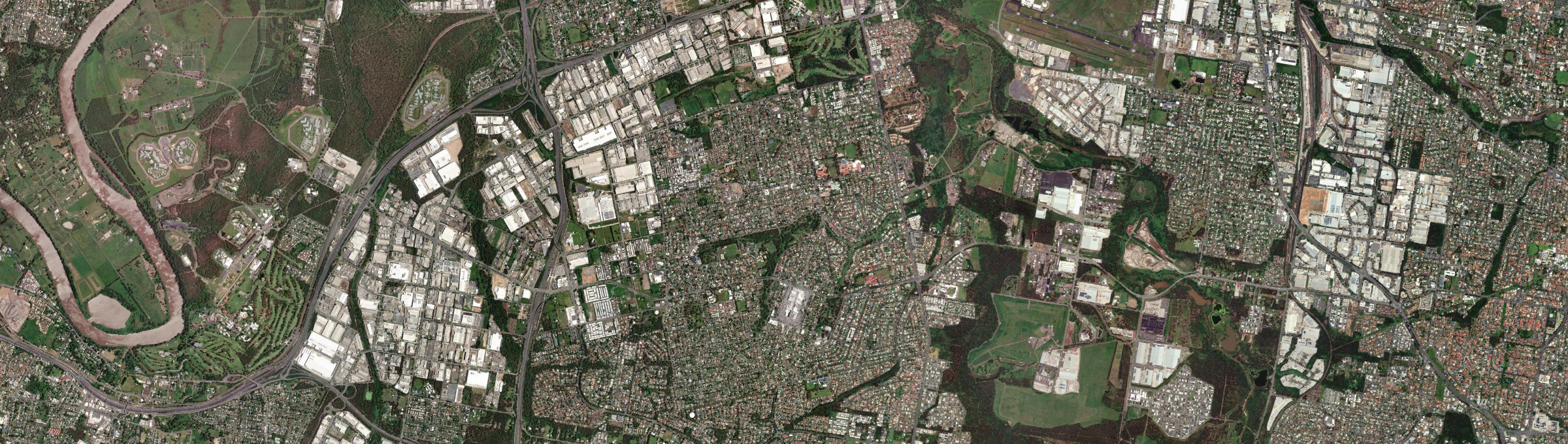 Aerial view of Inala, QLD