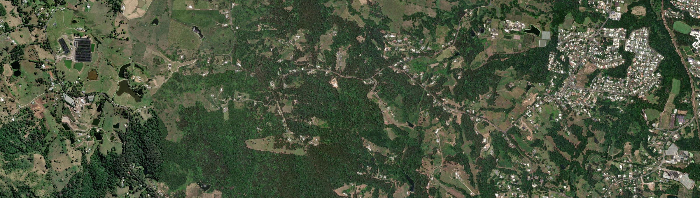 Aerial view of Towen Mountain, QLD