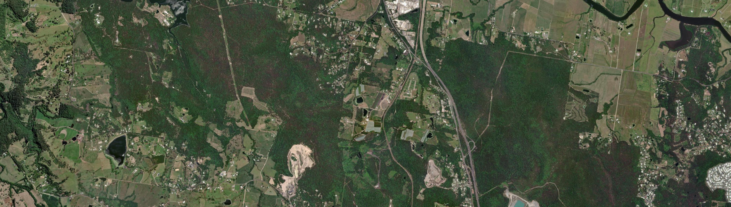 Aerial view of Kulangoor, QLD