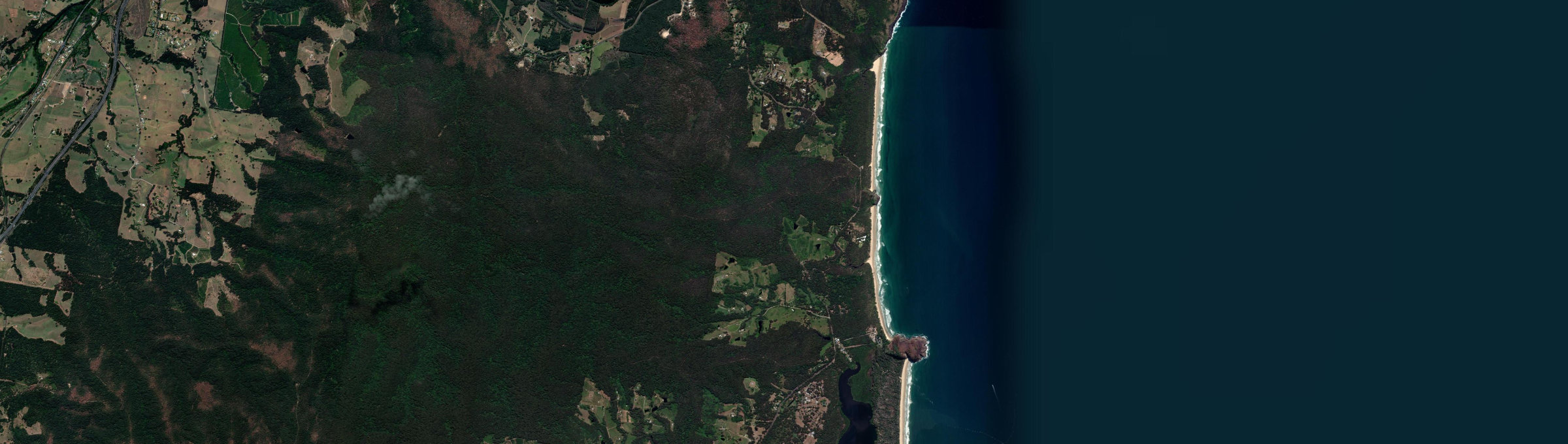 Aerial view of Grassy Head, NSW