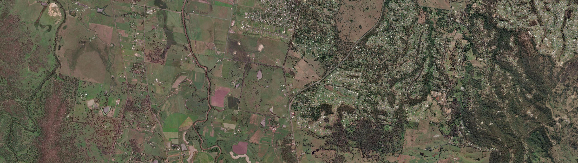 Aerial view of Woodhill (Qld), QLD