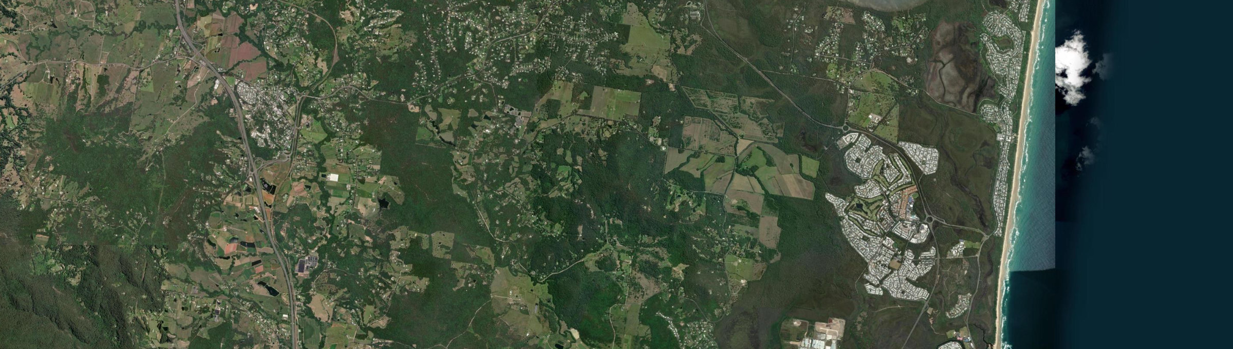 Aerial view of Verrierdale, QLD