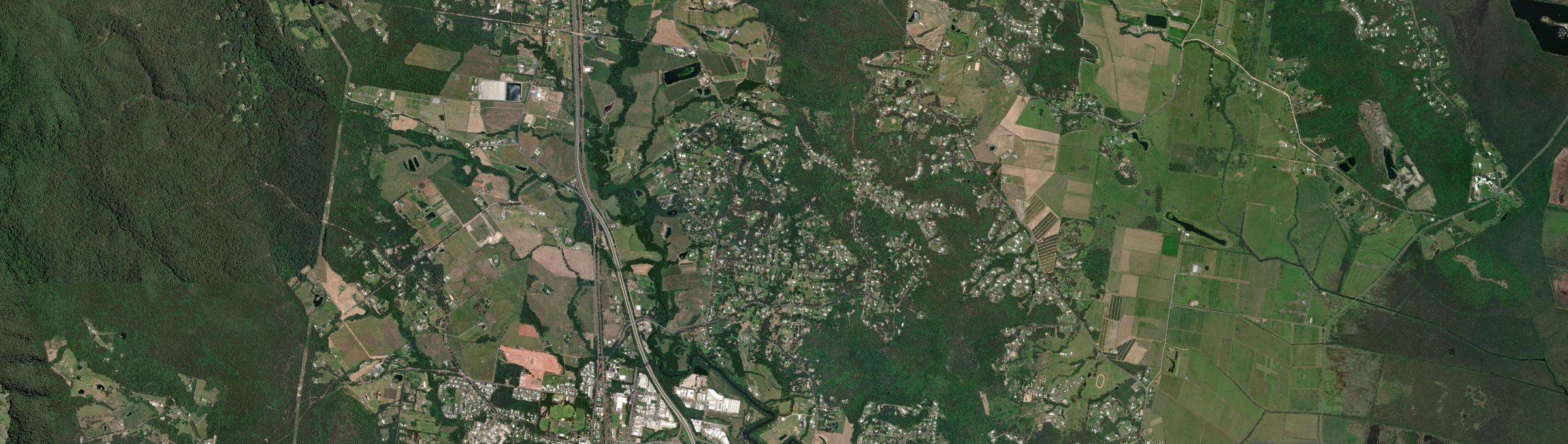 Aerial view of Ninderry, QLD