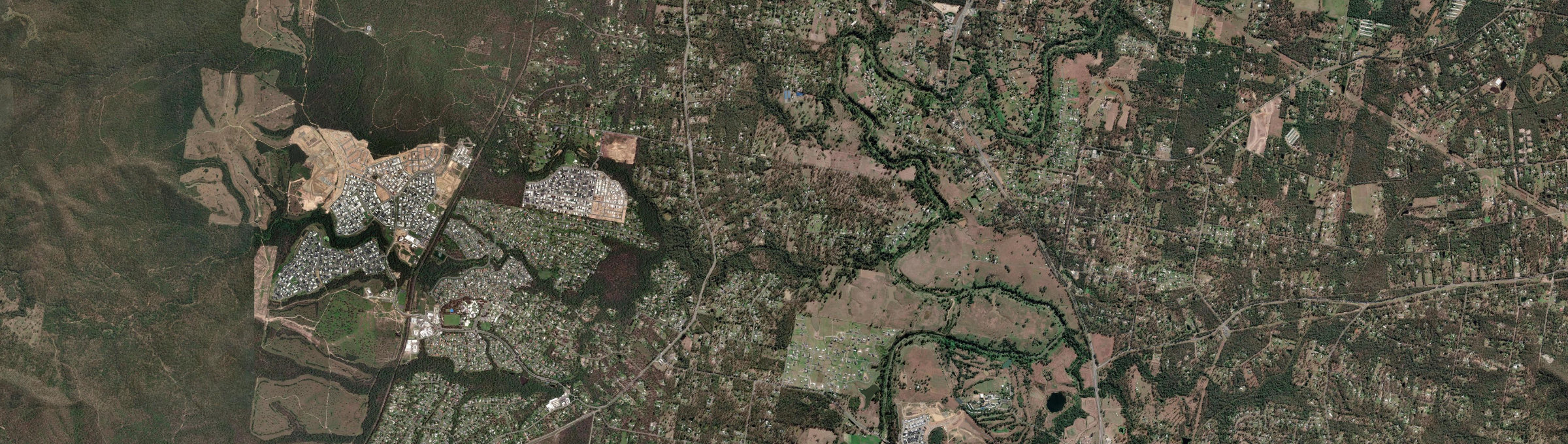 Aerial view of South Maclean, QLD