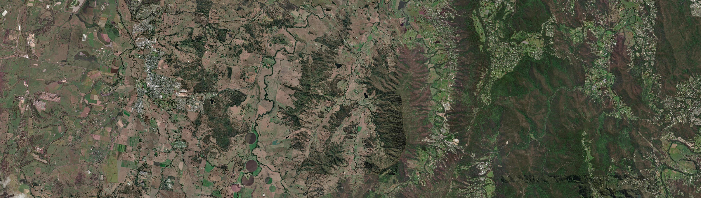 Aerial view of Biddaddaba, QLD