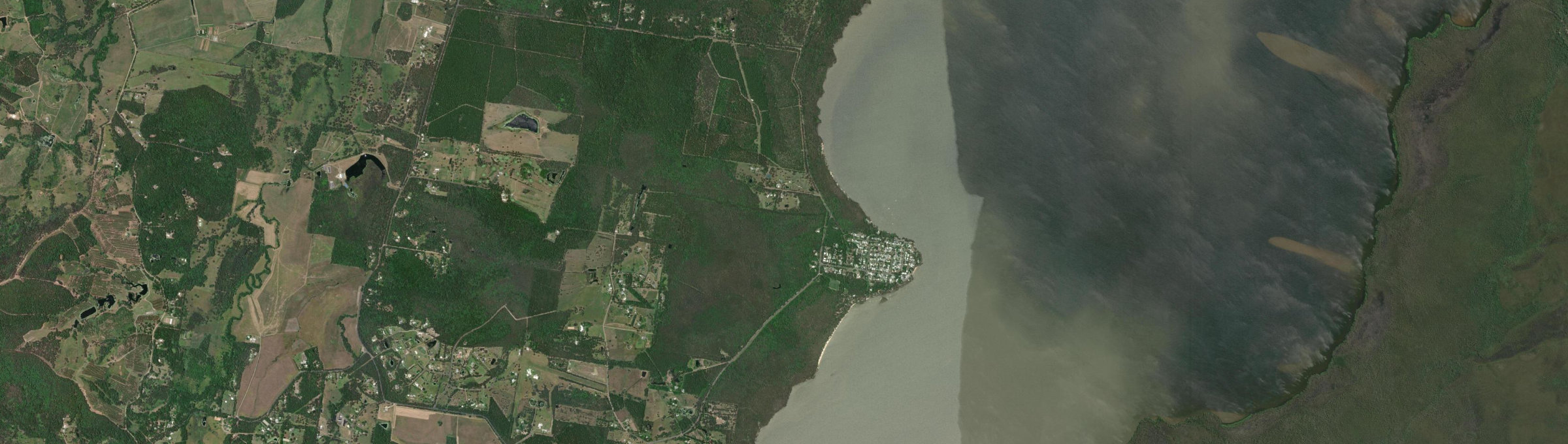 Aerial view of Boreen Point, QLD