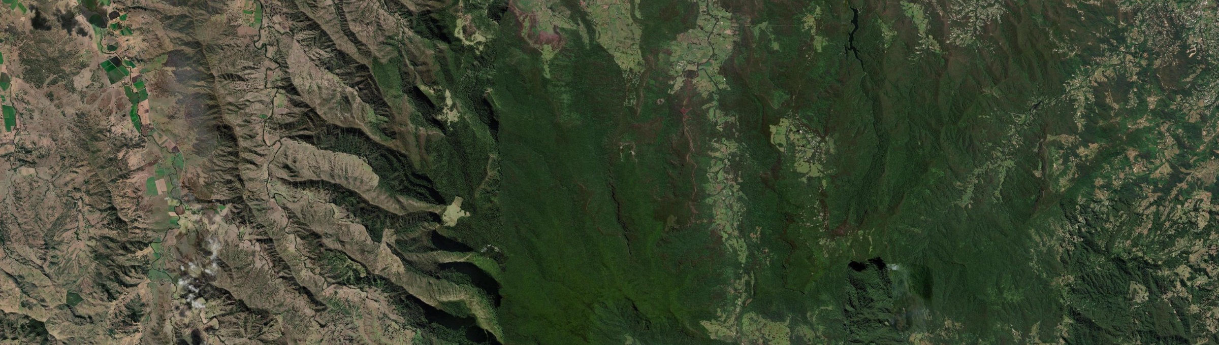Aerial view of Binna Burra (Qld), QLD