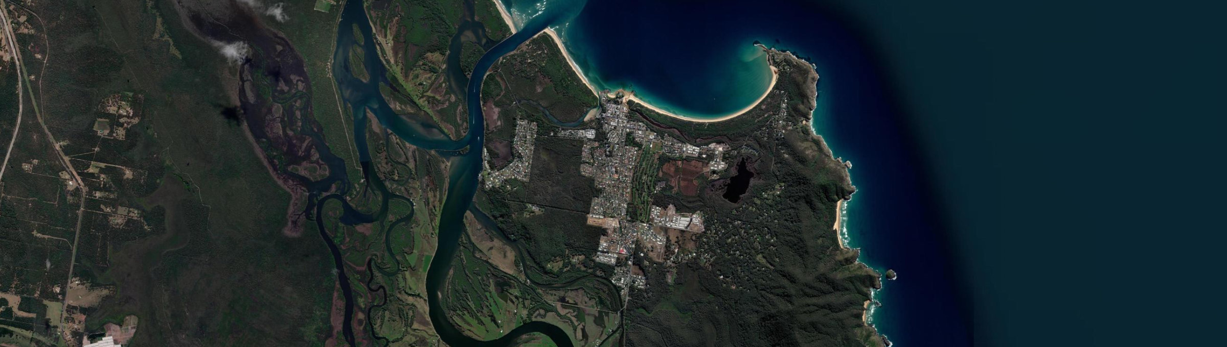 Aerial view of South West Rocks, NSW