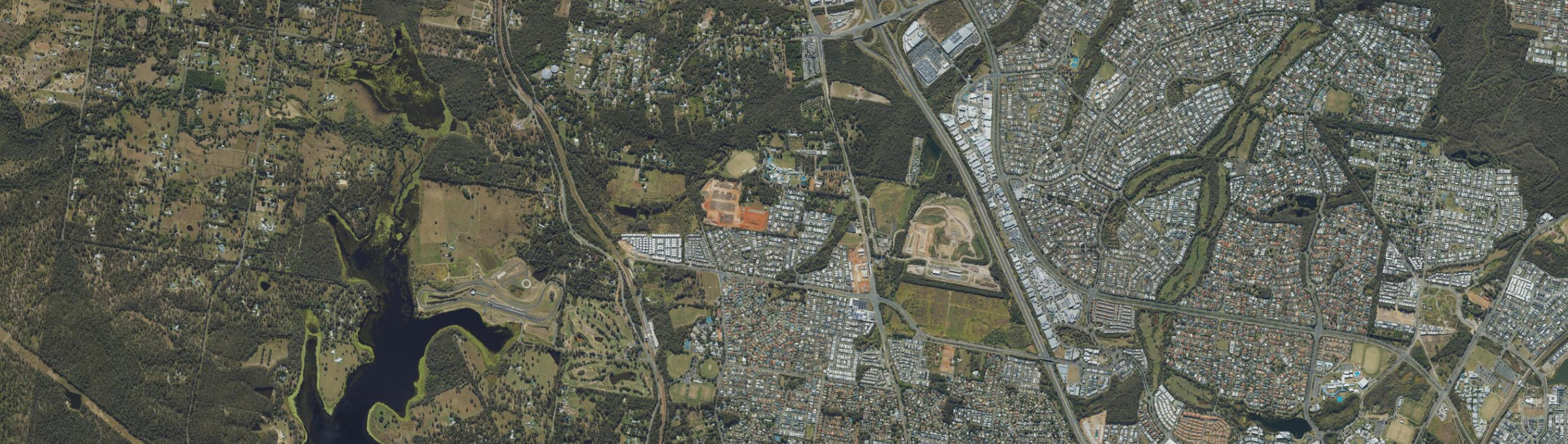 Aerial view of Dakabin, QLD