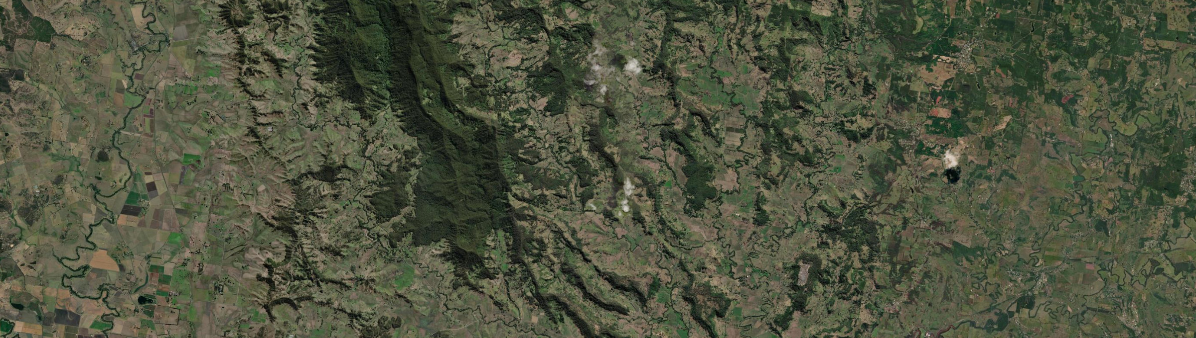 Aerial view of Rock Valley, NSW