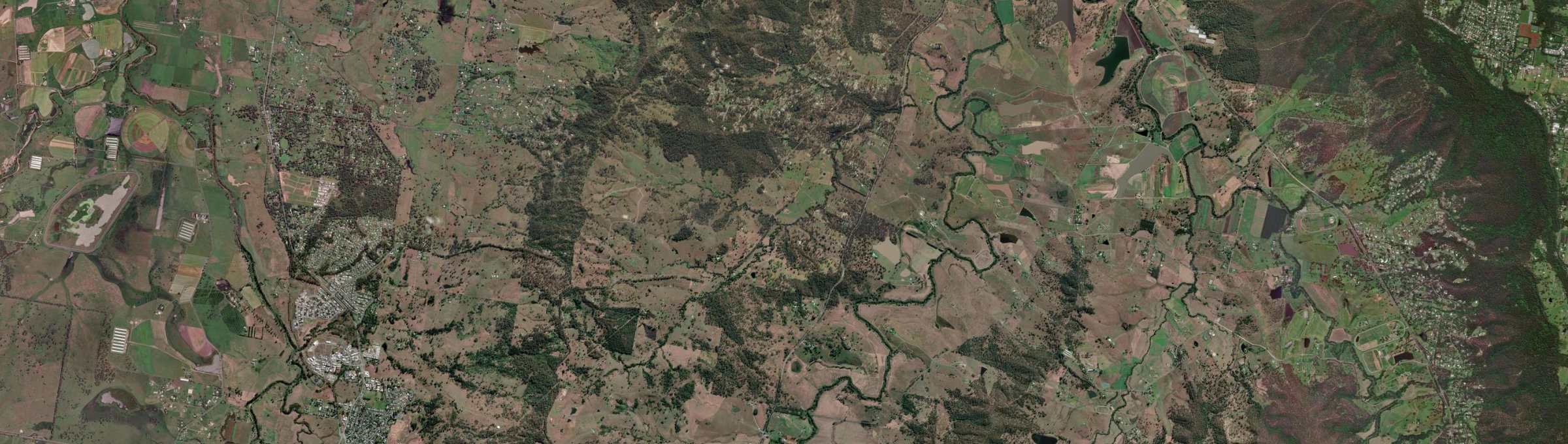 Aerial view of Birnam (Scenic Rim - Qld), QLD