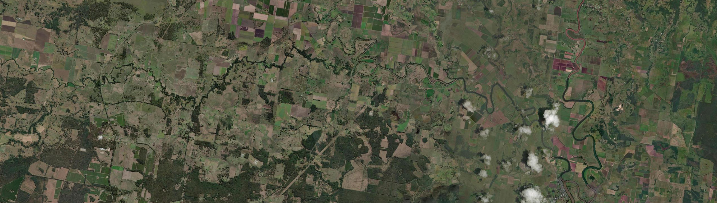Aerial view of Tatham, NSW