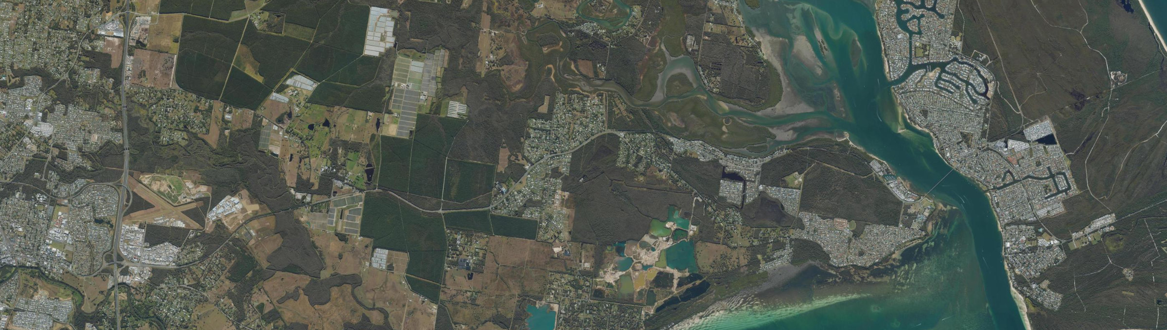 Aerial view of Ningi, QLD