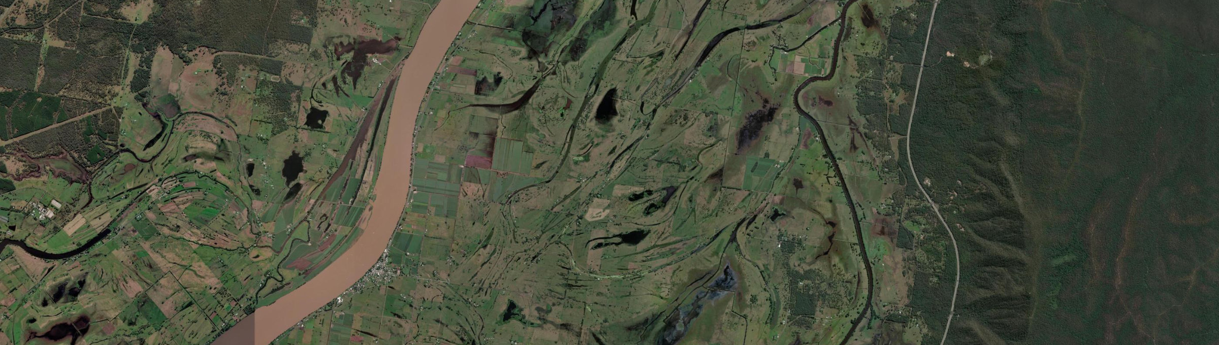 Aerial view of Calliope (NSW), NSW