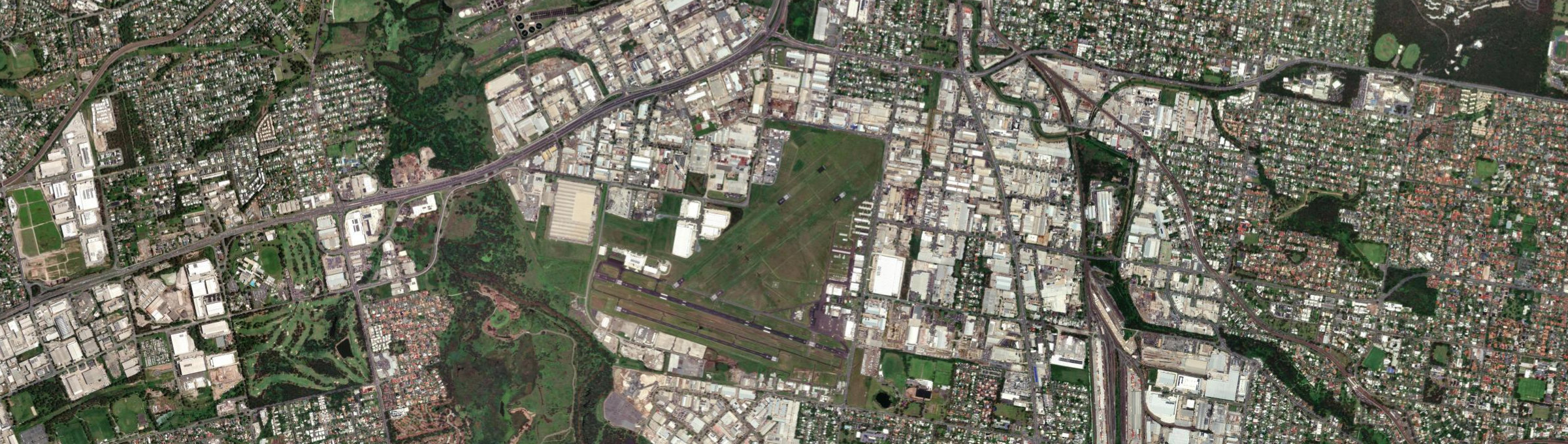 Aerial view of Archerfield, QLD