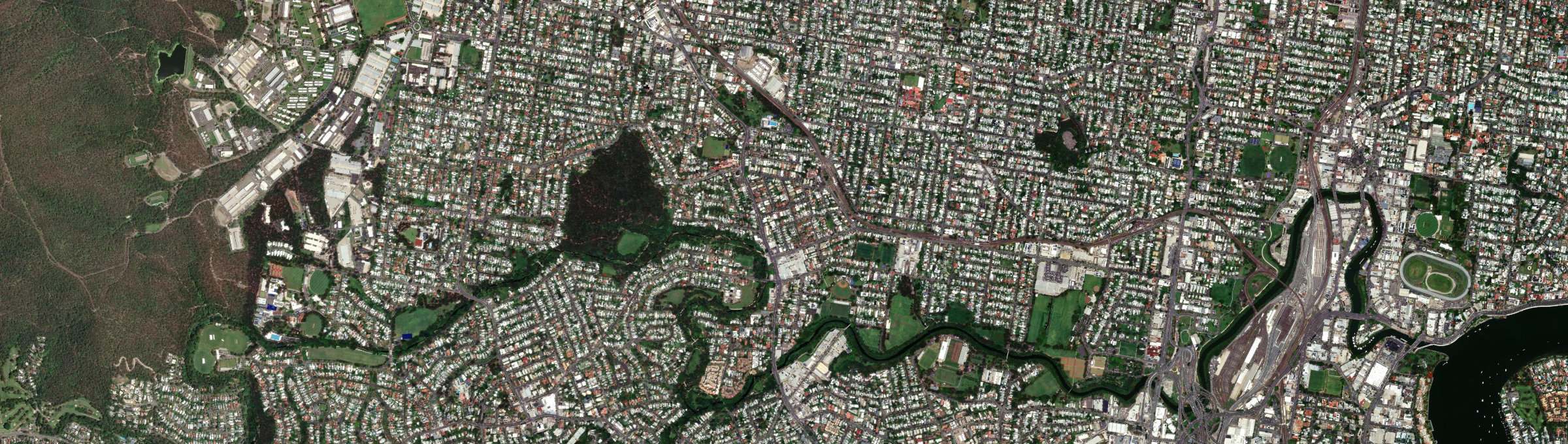 Aerial view of Newmarket, QLD