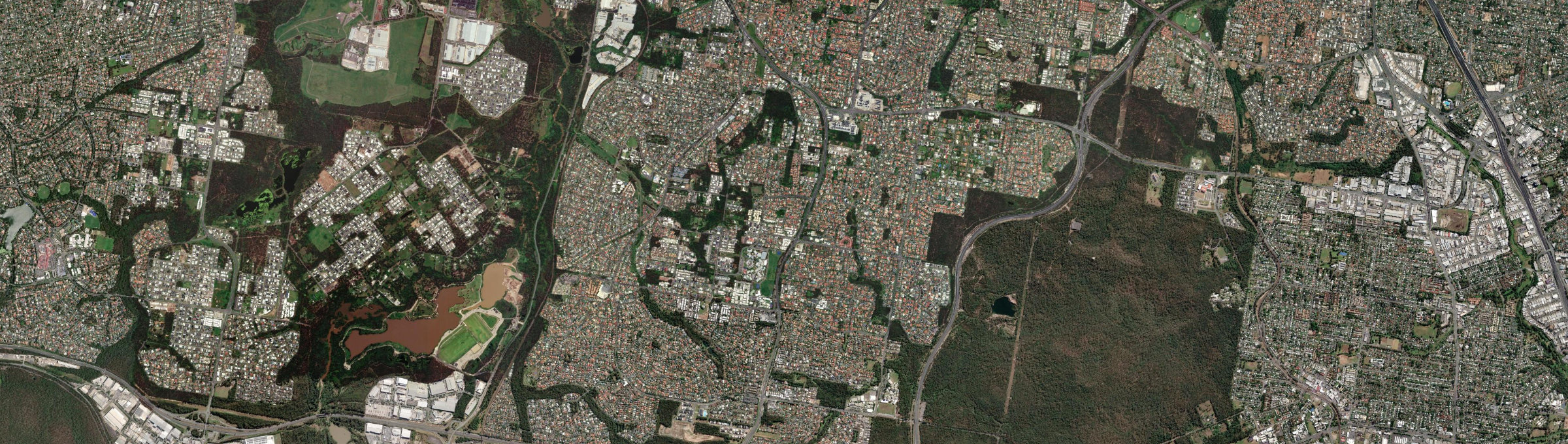 Aerial view of Calamvale, QLD