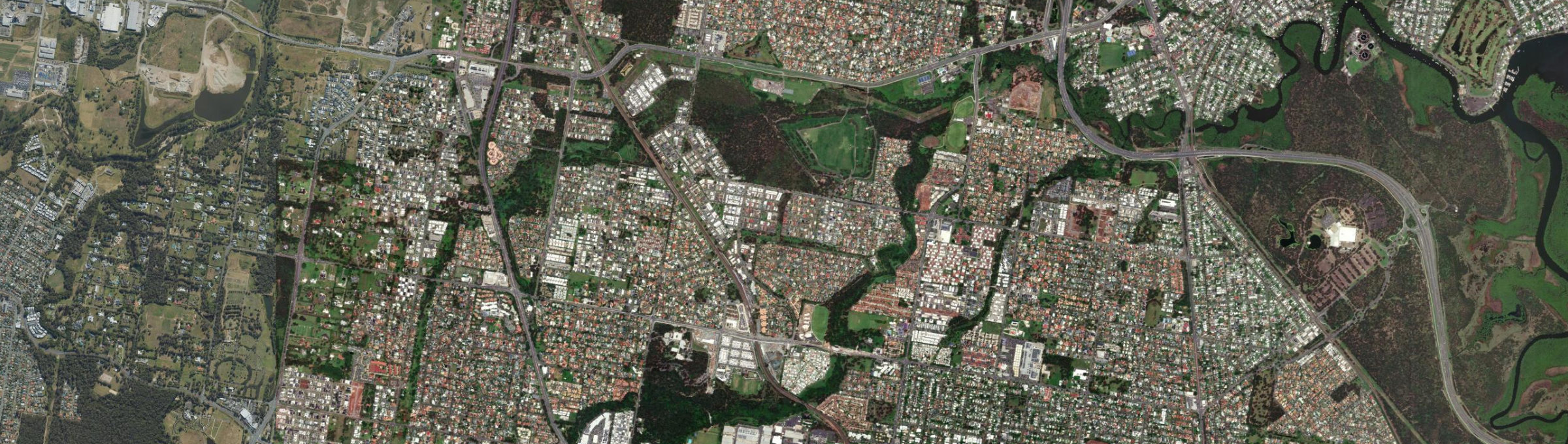 Aerial view of Fitzgibbon, QLD