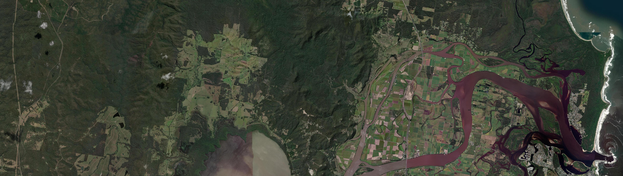 Aerial view of Ashby Heights, NSW