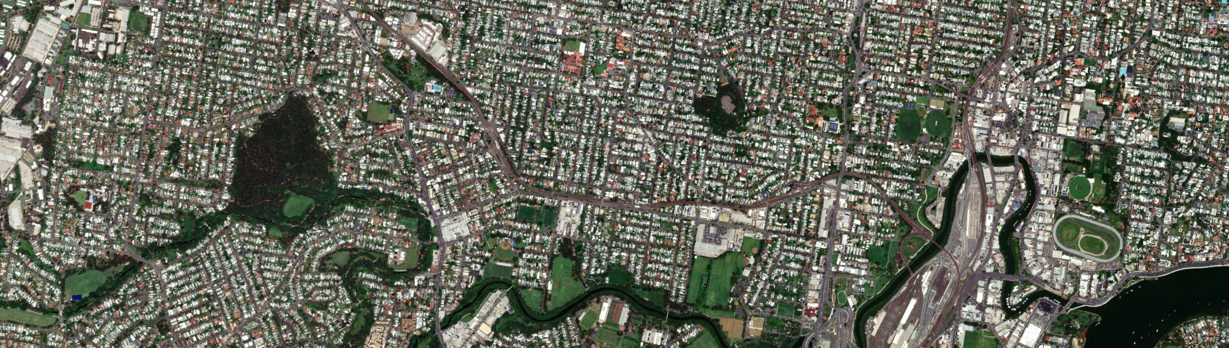 Aerial view of Wilston, QLD
