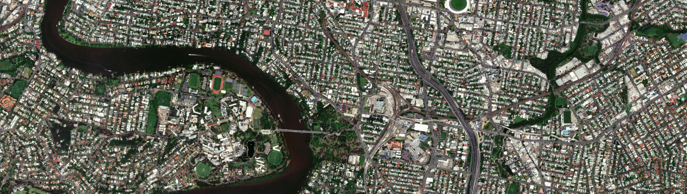 Aerial view of Dutton Park, QLD