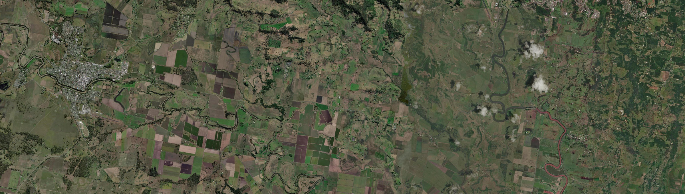 Aerial view of McKees Hill, NSW
