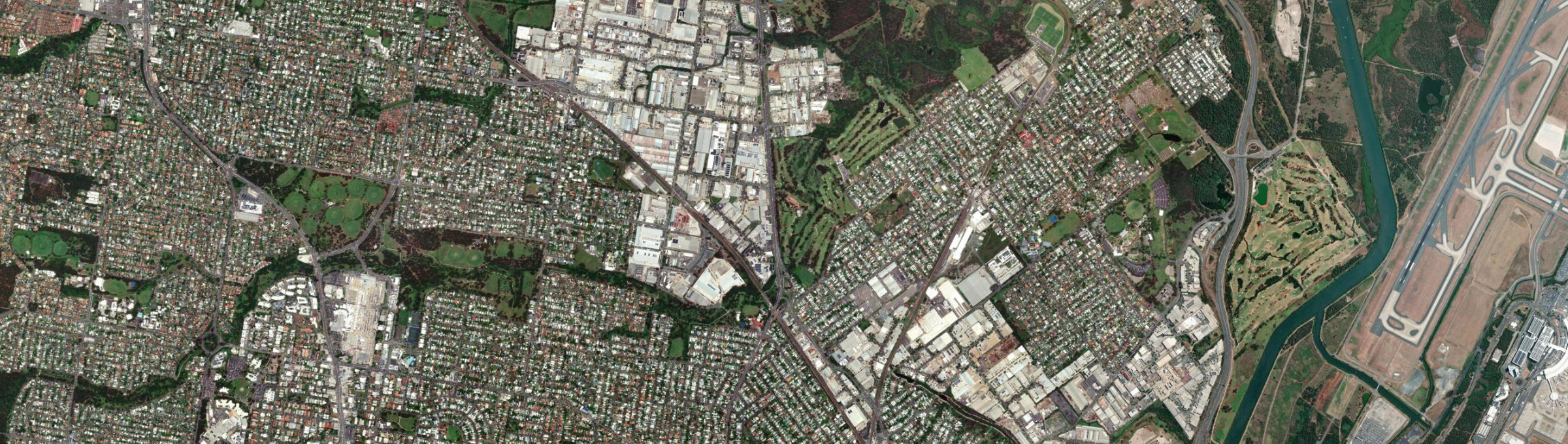 Aerial view of Virginia (Qld), QLD