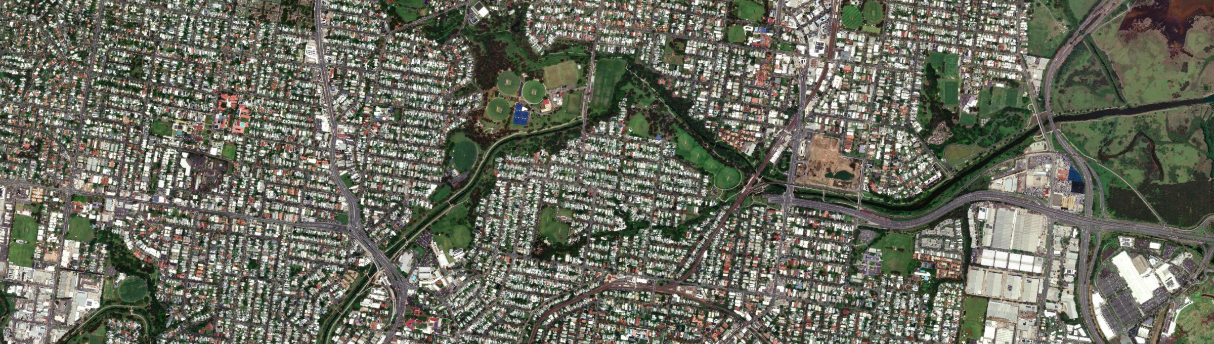 Aerial view of Kalinga, QLD
