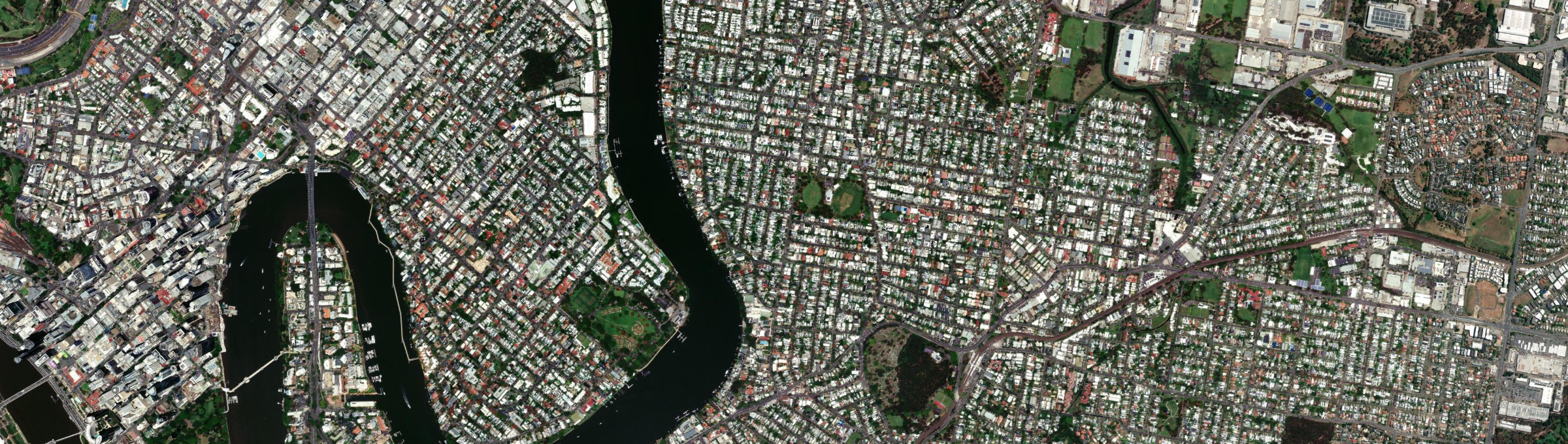 Aerial view of Hawthorne, QLD