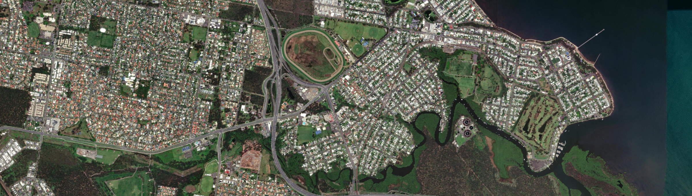 Aerial view of Deagon, QLD