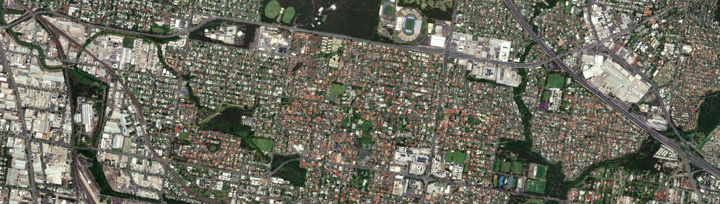 Aerial view of Robertson (Qld), QLD