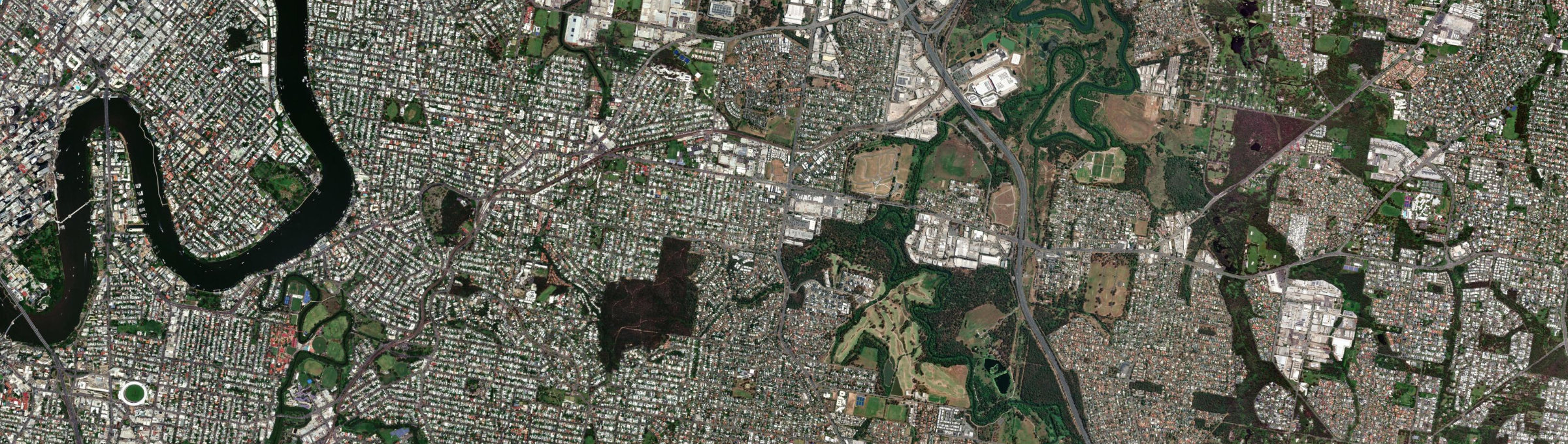 Aerial view of Cannon Hill, QLD