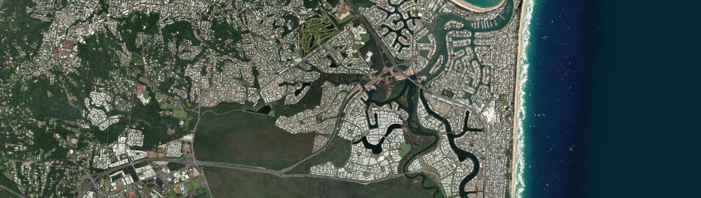 Aerial view of Mountain Creek (Qld), QLD