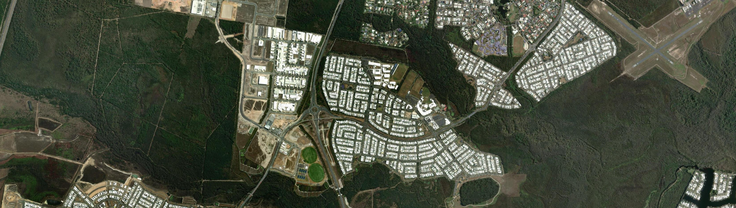Aerial view of Baringa, QLD