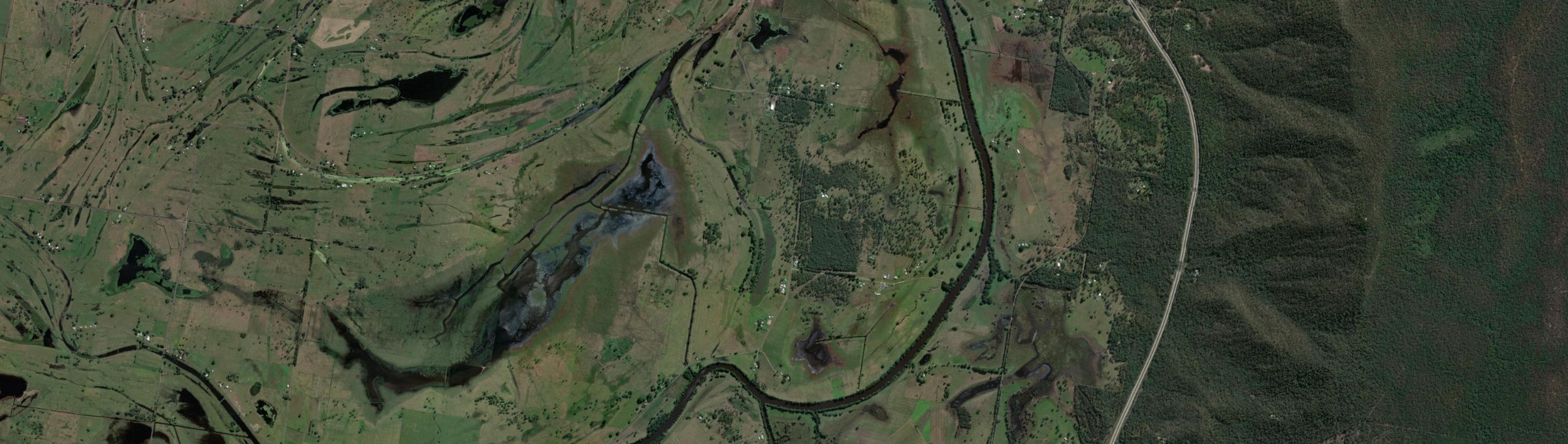 Aerial view of Gilletts Ridge, NSW