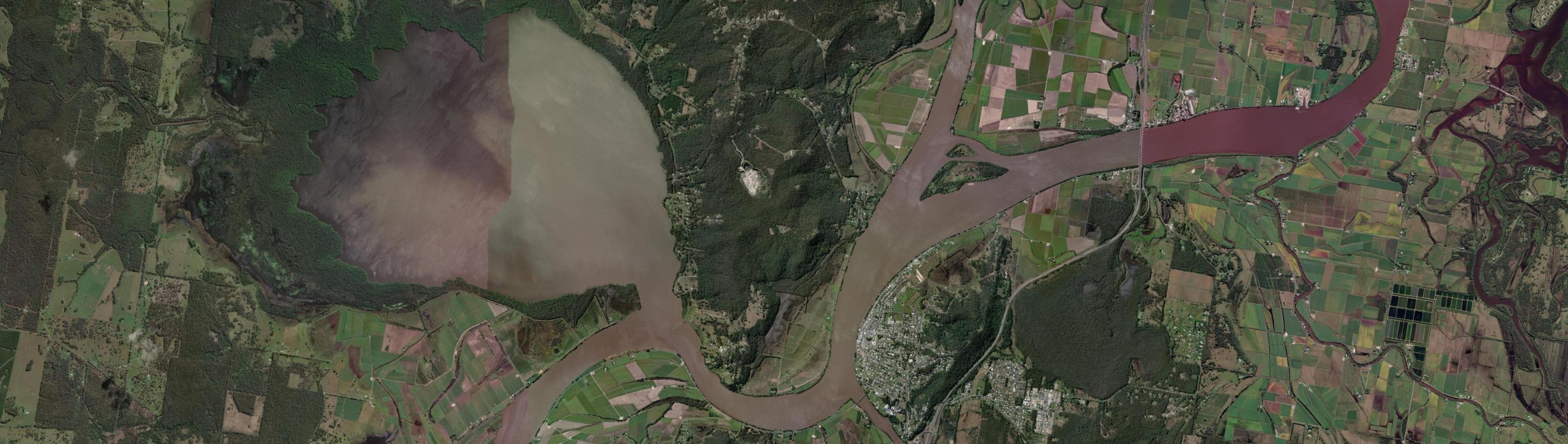 Aerial view of Ashby (NSW), NSW