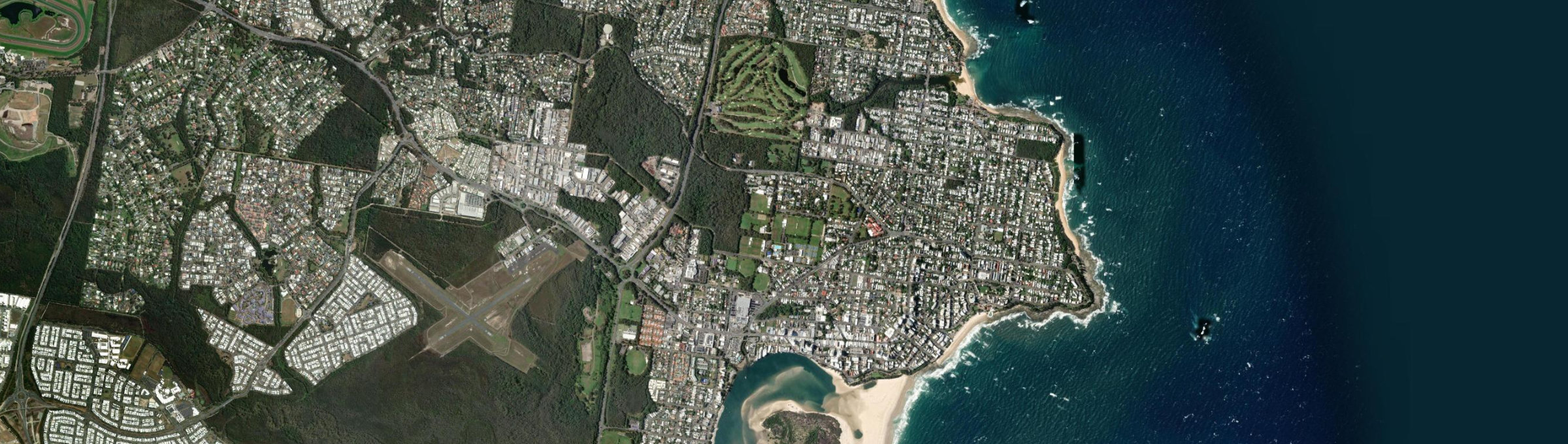 Aerial view of Caloundra, QLD
