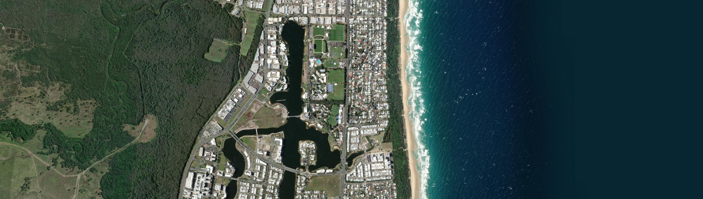 Aerial view of Bokarina, QLD